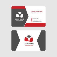 Elegant Business Card with Clean Minimalist Layout vector