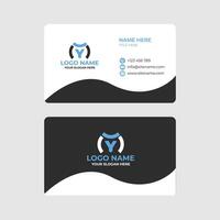 Minimalist Style Business Card for Modern Use vector