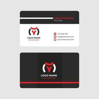 Stylish Business Card with Minimalist Touch vector