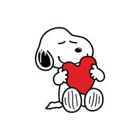 Snoopy With Love vector