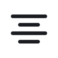 Enter Alignment Icon Design for Text and Layout Themes png