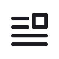 Document Layout Icon for Design and Formatting Themes png