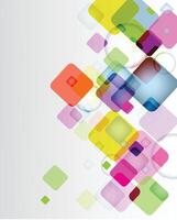 Abstract squares background vector