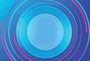 Abstract background template dynamic concentric circles vector