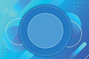 Abstract circles background template elegant modern vector