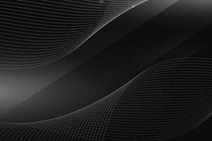 Black flat abstract background design vector