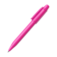 Vibrant pink highlighter pen on a transparent background for creative presentations and design projects png