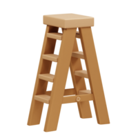 ladder icon 3d rendering illustration png
