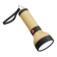 Flashlight icon rendering 3d png