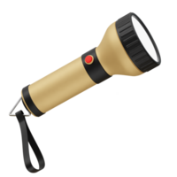 Flashlight icon 3d illustration render png