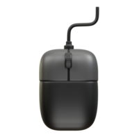 Modern 3d icon with computer mouse illustration render png