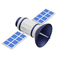 Satellite icon 3d element rendering element png