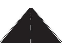 Highway path concept flat illustration vector