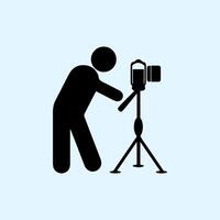 simple photo graph icon vector
