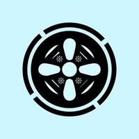 cooling fan illustration. vector