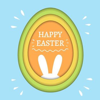 resumen Pascua de Resurrección huevo antecedentes vector