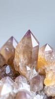 macro of natural crystals photo