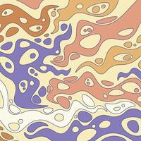 Groovy abstract background vector