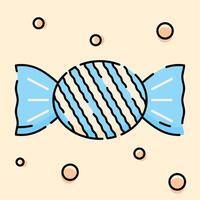 Wrapping Candy Icon vector
