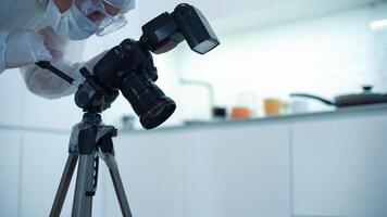Crime Scene Site Police Photographer Forensic Scientist Murder Collect Evidence photo