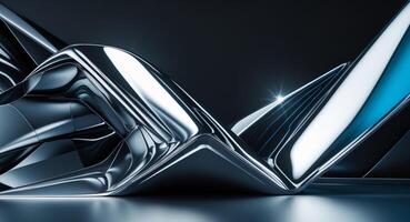 abstract technology background features a mesmerizing display of shiny photo