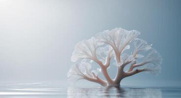mesmerizing beauty of coral shines through as it gracefully moves in amesmerizing beauty of coral shines through as it gracefully moves in a. photo