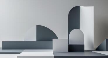 abstract grey geometric background features a mesmerizing interplay of photo