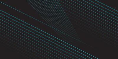 Black cover with blue straight lines. Abstract sparkling illustration with colored sticks. Smart design for business advertising. Futuristic energy, science, technology concept. vector