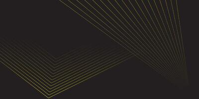 Modern abstract black banner background. Yellow line pattern background template abstract graphic design banner. eps10 vector