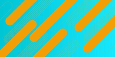 Abstract colorful blue and orange gradient illustration background with 3d orange rectangle pattern. Dynamic and luxurious design. Eps10 vector