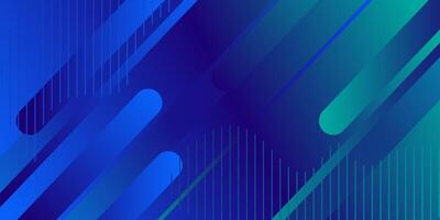 Abstract blue gradient illustration background with 3d view blue rectangle pattern. Dynamic and luxury design. vector