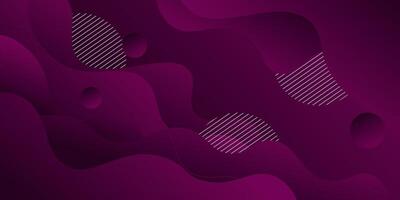 Popular dark purple wavy abstract background. Dark purple gradient color in the background. Eps10 vector