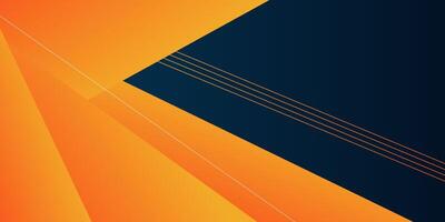 Abstract geometric dark blue and orange square theme overlap background for graphic design. Eps10 vector