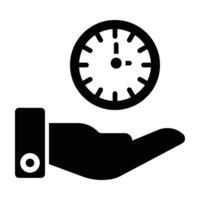 Time Save Icon Design For Personal nad Commercial Use vector