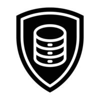 Data Protection Icon Design For Personal nad Commercial Use vector