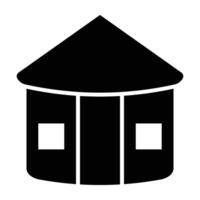 Hut Icon Design For Personal nad Commercial Use vector