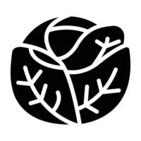 Cabbage Icon Design For Personal nad Commercial Use vector