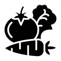 Vegetables Icon Design For Personal nad Commercial Use vector