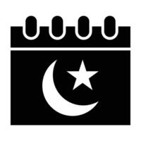 Moon Calendar Icon Design For Personal nad Commercial Use vector
