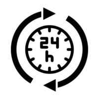 Hours Icon Design For Personal nad Commercial Use vector