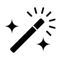 Magic Wand Icon Design For Personal nad Commercial Use vector