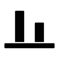 Vertical Align Bottom Icon Design For Personal nad Commercial Use vector