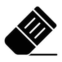 Eraser Tool Icon Design For Personal nad Commercial Use vector