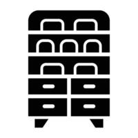 Display Case Icon Design For Personal nad Commercial Use vector