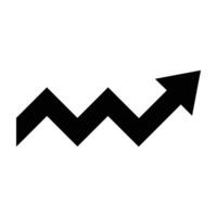 Zigzag Arrow Icon Design For Personal nad Commercial Use vector