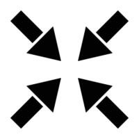Shrink Icon Design For Personal nad Commercial Use vector