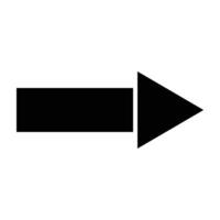 Right Arrow Icon Design For Personal nad Commercial Use vector