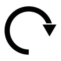 Redo Icon Design For Personal nad Commercial Use vector