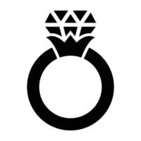 Wedding Ring Icon Design For Personal nad Commercial Use vector
