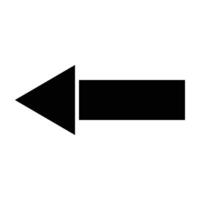 Left Arrow Icon Design For Personal nad Commercial Use vector